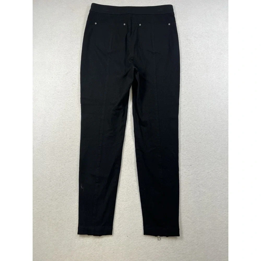 T Alexander Wang‎ Women's Size 10 Black Ankle Zip High Waisted Skinny Leg Pants
